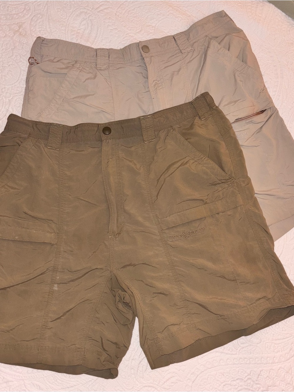 Field & stream men’s large fishing short nylon 3 pair bundle quick dry outdoors